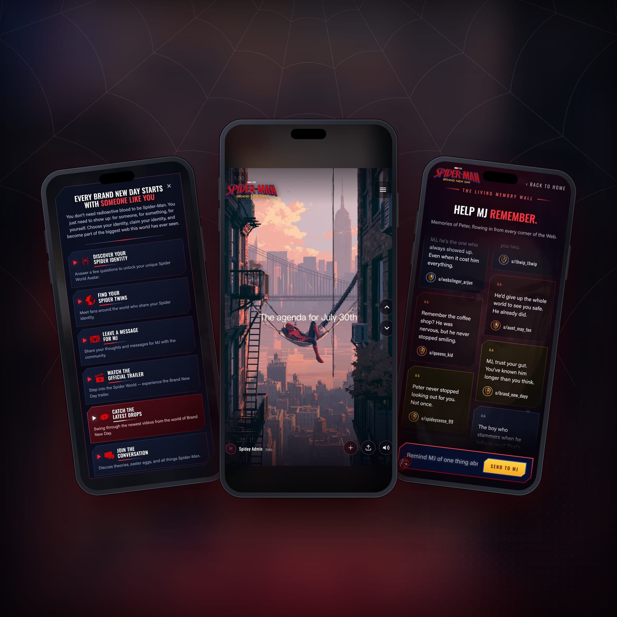 Welcome, Webshots and the MJ Wall on mobile